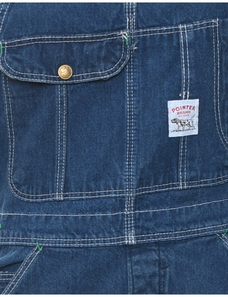 Indigo Pointer Dungarees  - W30 L28