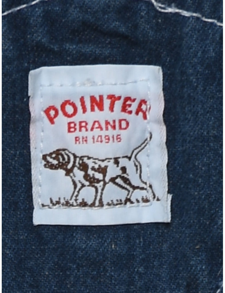 Indigo Pointer Dungarees  - W30 L28