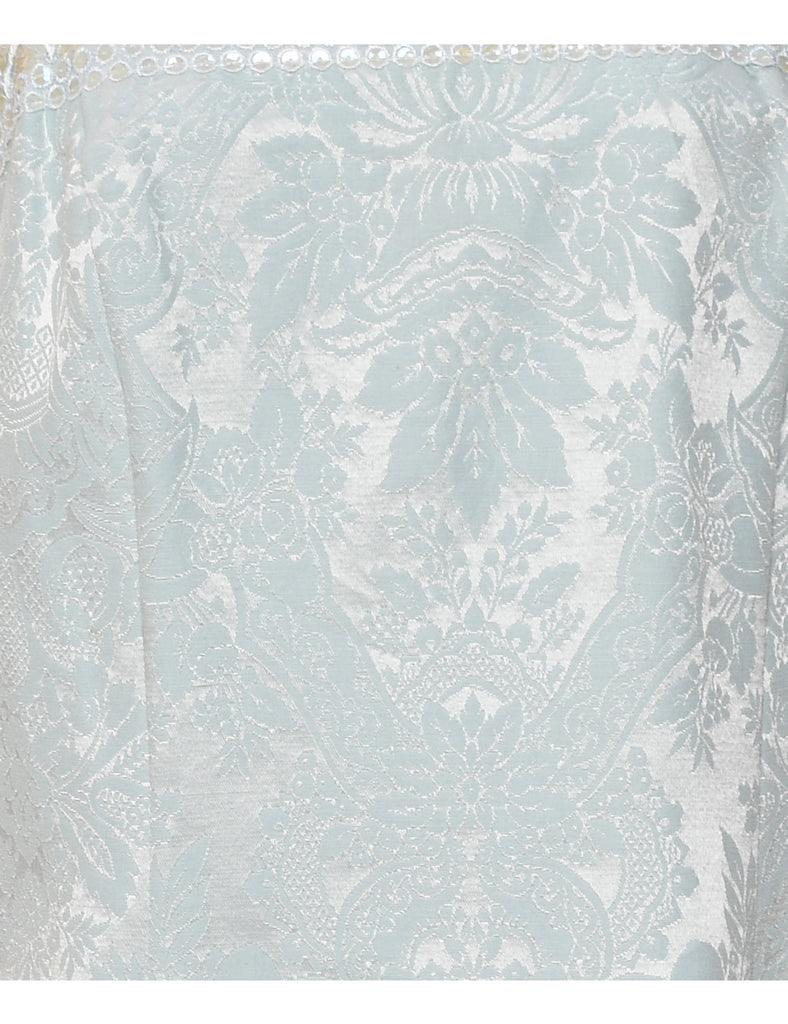 Jacquard  Evening Dress - L