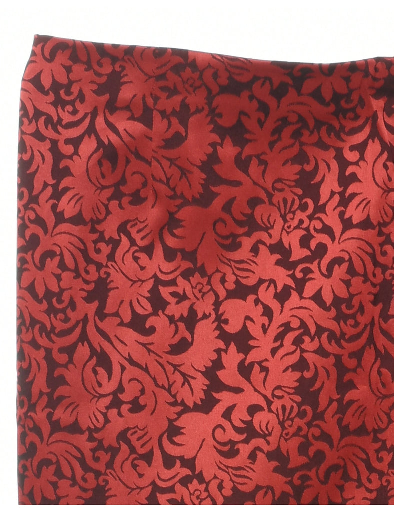 Jacquard Pattern Trousers - W35 L29