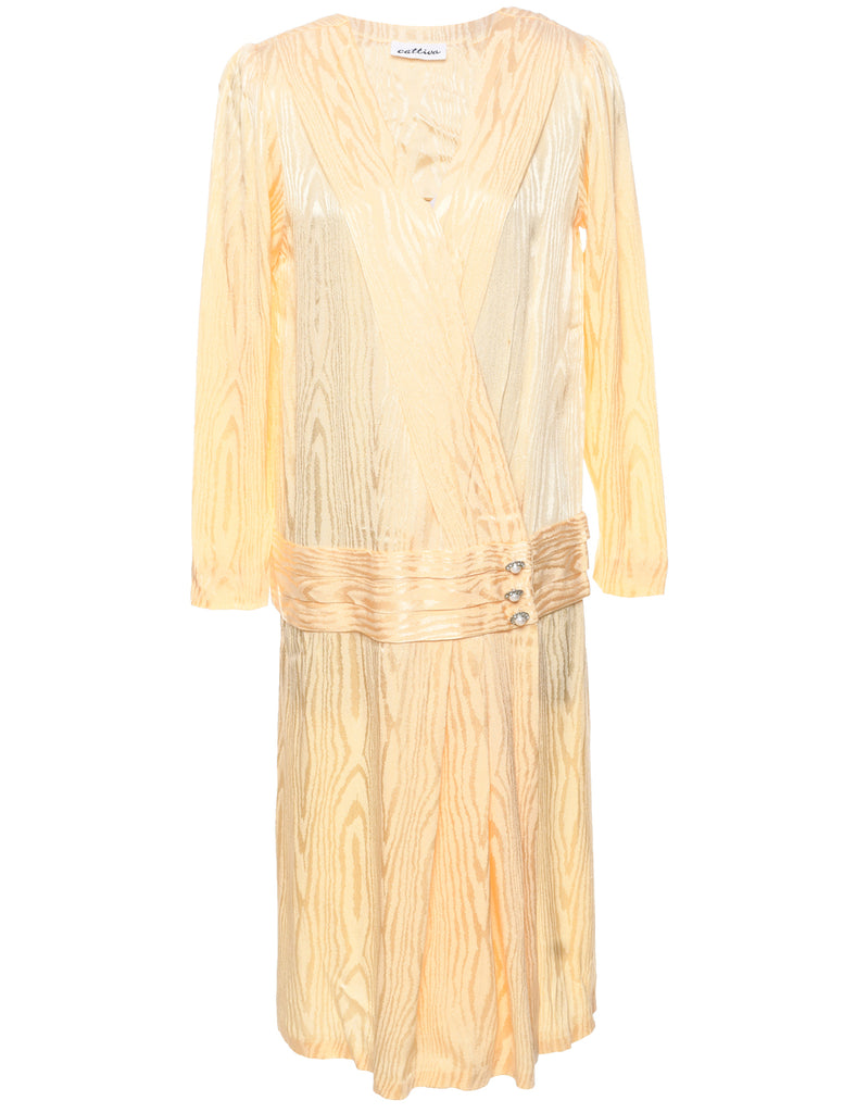 Jacquard  Shift Dress - L