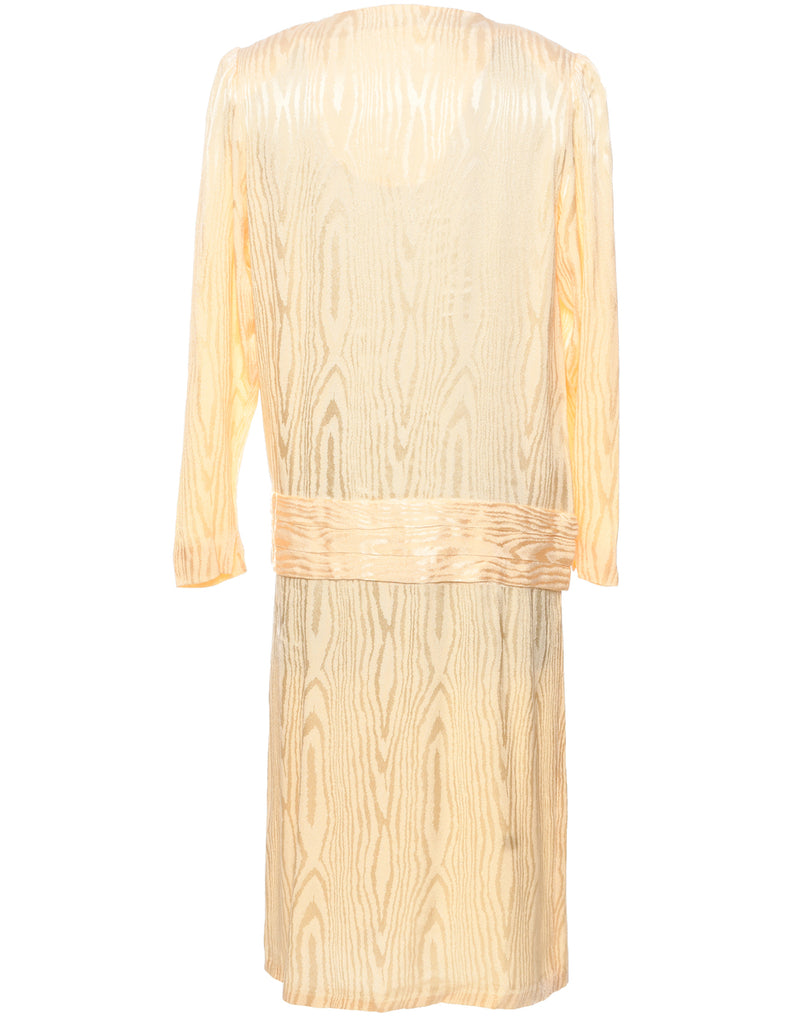 Jacquard  Shift Dress - L