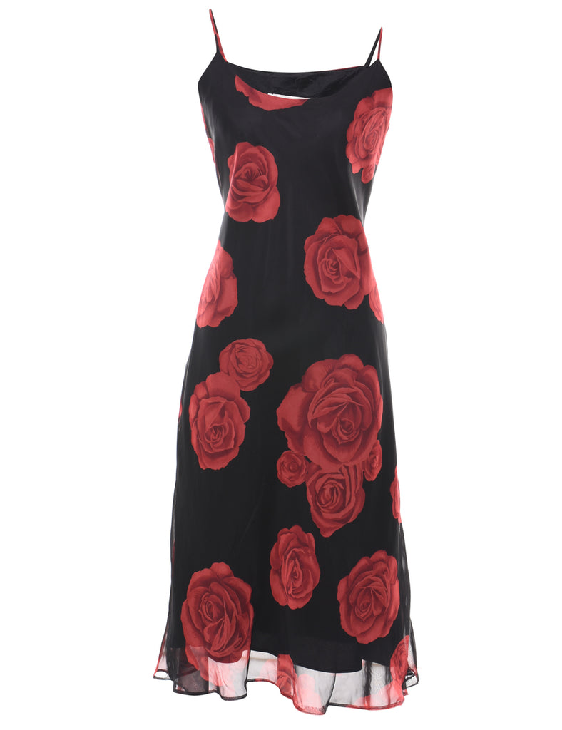 Jessica Floral Print Strappy Dress - M