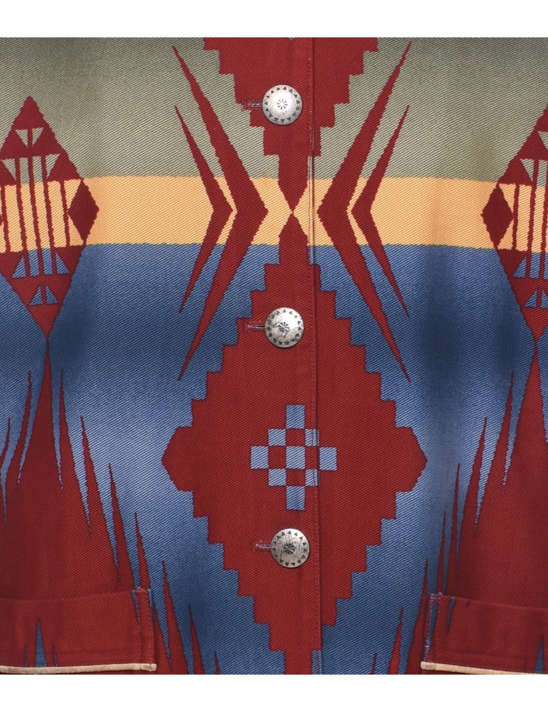Jones New York  Aztec Print Jacket - M