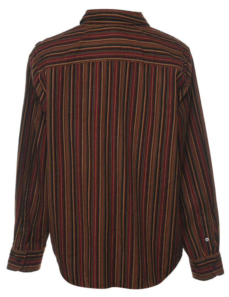 Jones New York Striped Corduroy Shirt - L