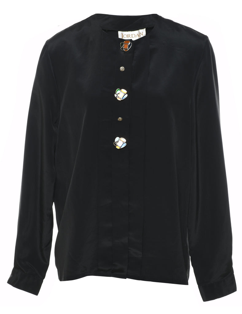 Jordan Black Blouse - L