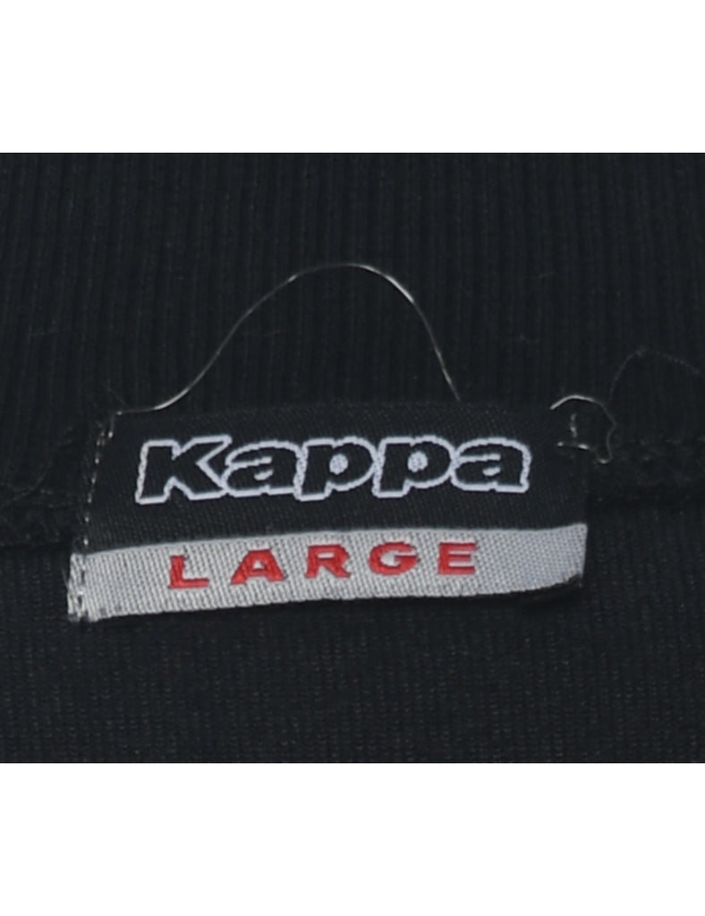 Kappa Black Velvet Milano Y2K Track Top - L