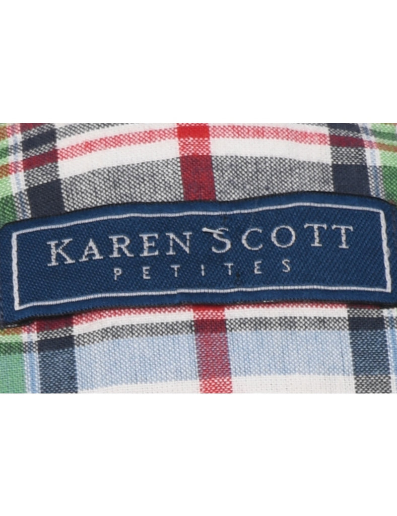 Karen Scott Checked Jacket - S