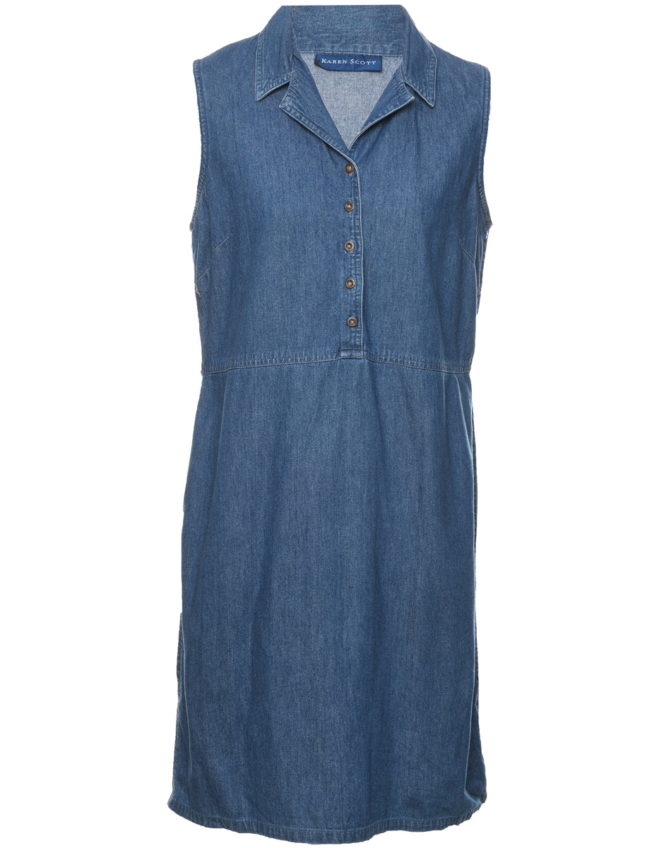 Women's Karen Scott Karen Scott Denim Dress Denim, M | Beyond Retro Women's Karen Scott Karen Scott Denim Dress Denim, M | Beyond Retro