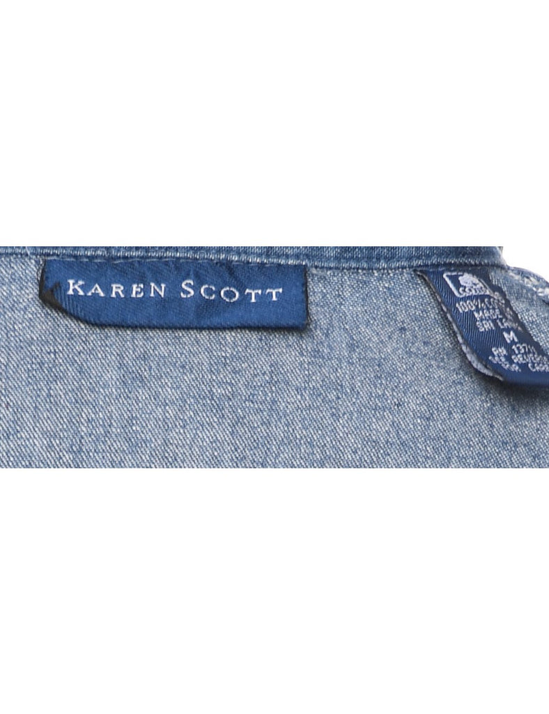 Karen Scott Denim Dress - M