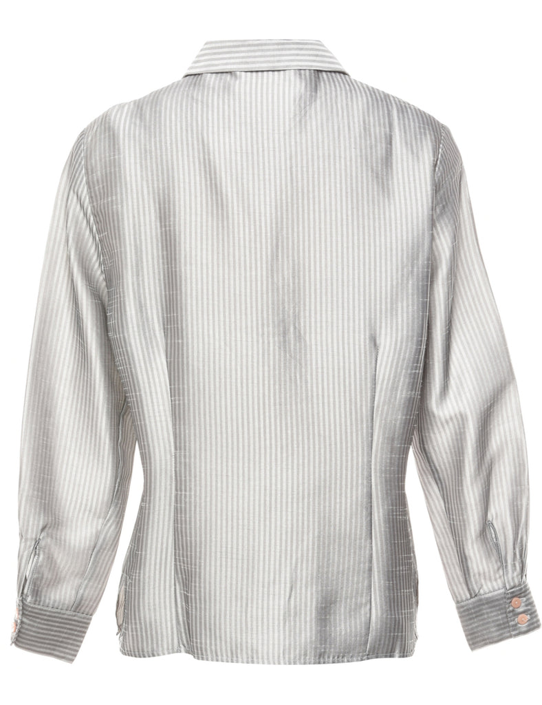 Karen Scott Striped Shirt - M