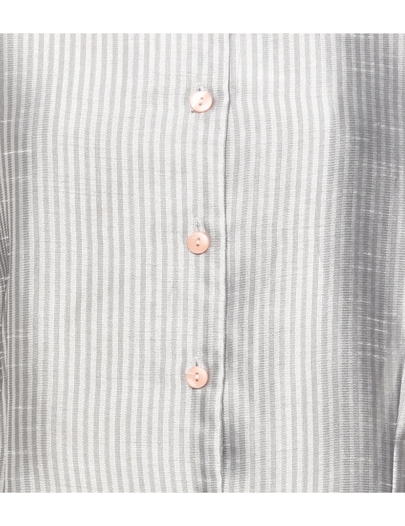 Karen Scott Striped Shirt - M