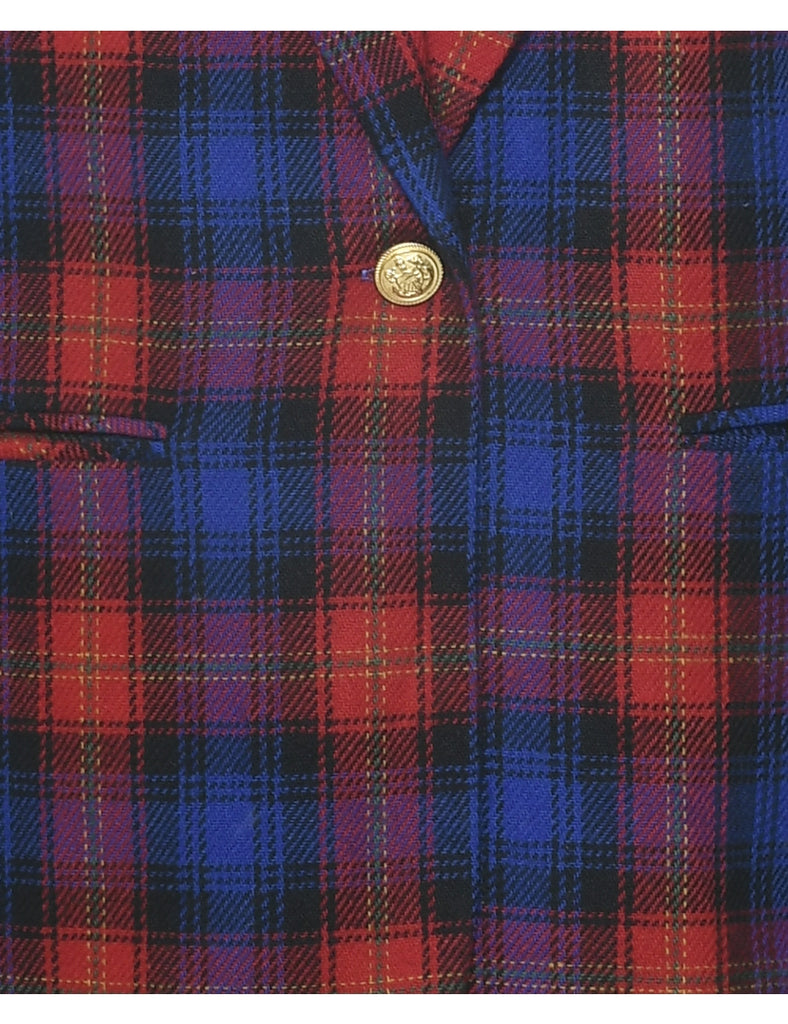 Katie Brooke Checked Blazer - L