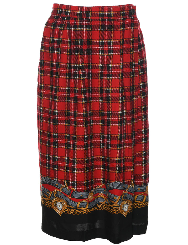 Koret Tartan Pencil Skirt - M