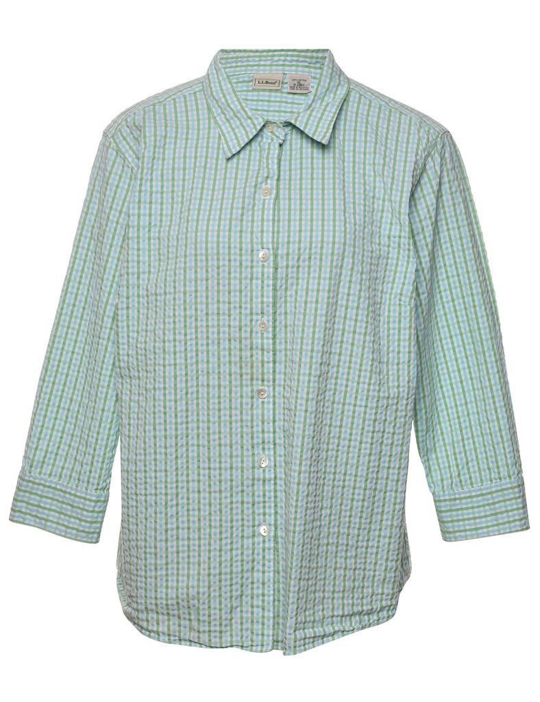 L.L. Bean Checked Shirt - XL