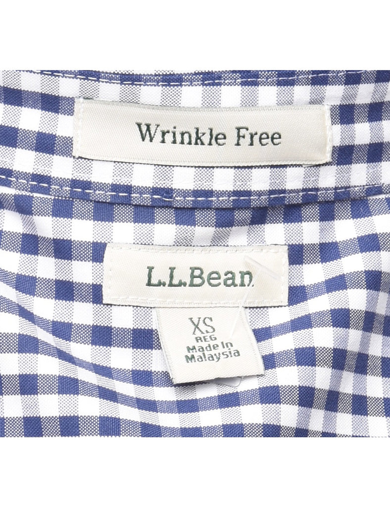 L.L. Bean Checked Shirt - XS