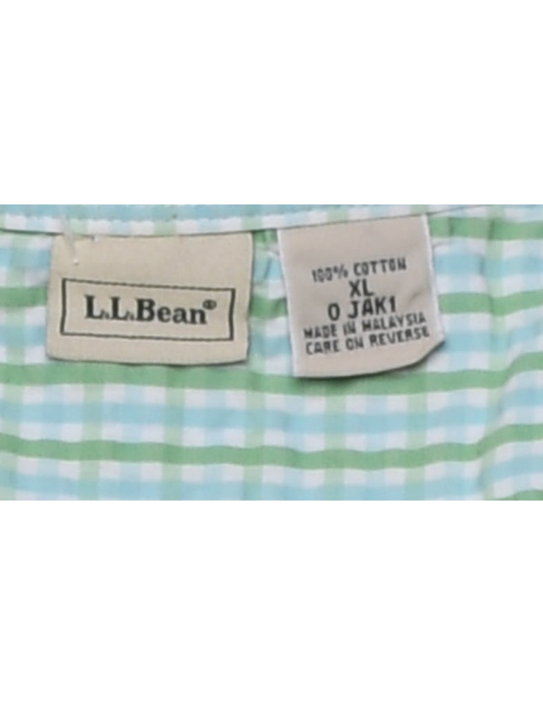 L.L. Bean Checked Shirt - XL