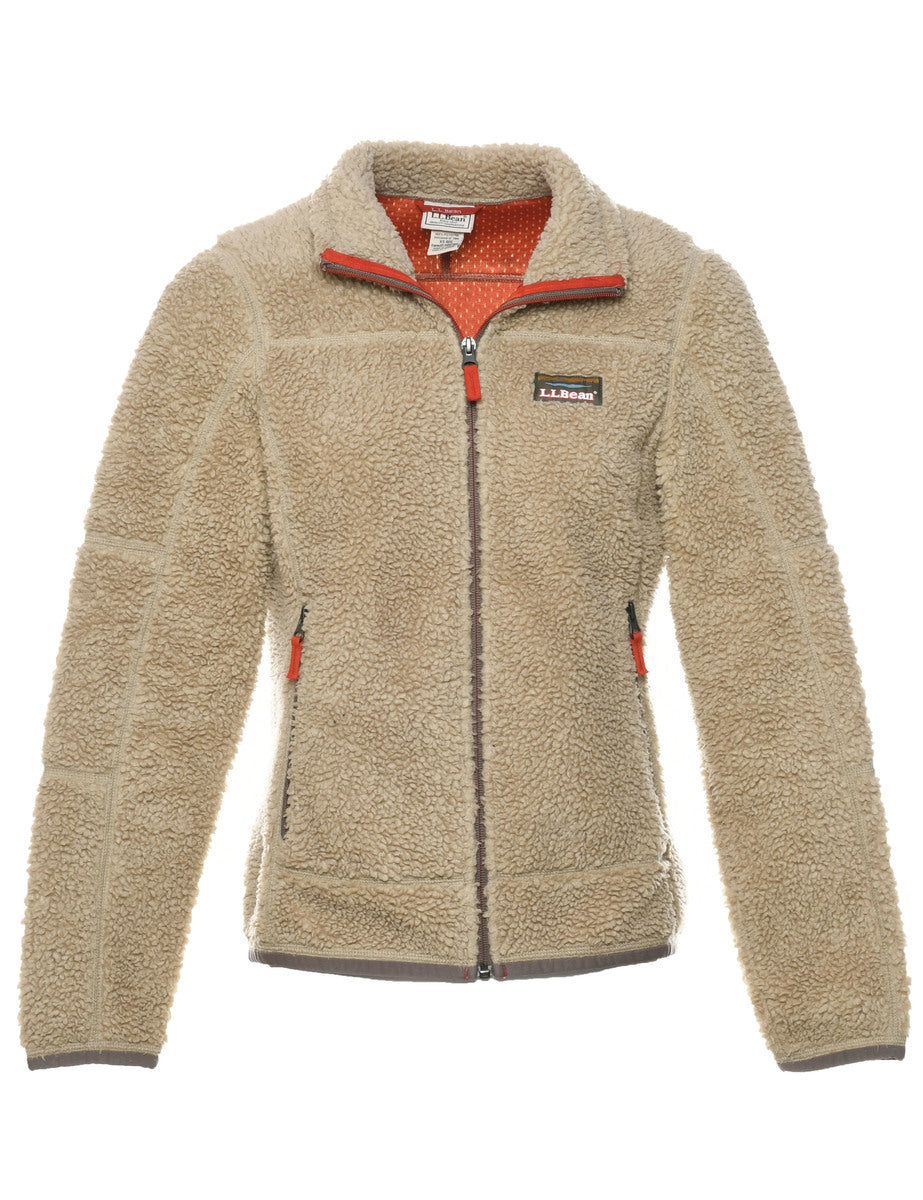 Women s L.L. Bean L.L. Bean Fleece Brown XS Beyond Retro