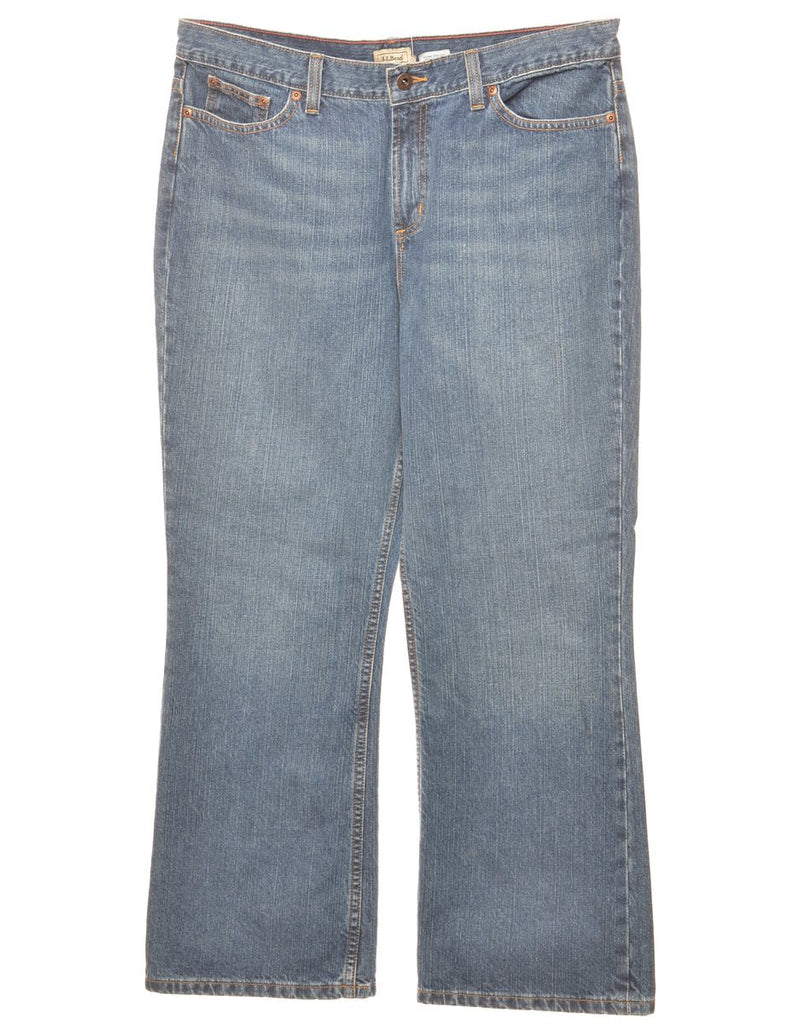 L.L. Bean Medium Wash Cropped Jeans - W34 L28
