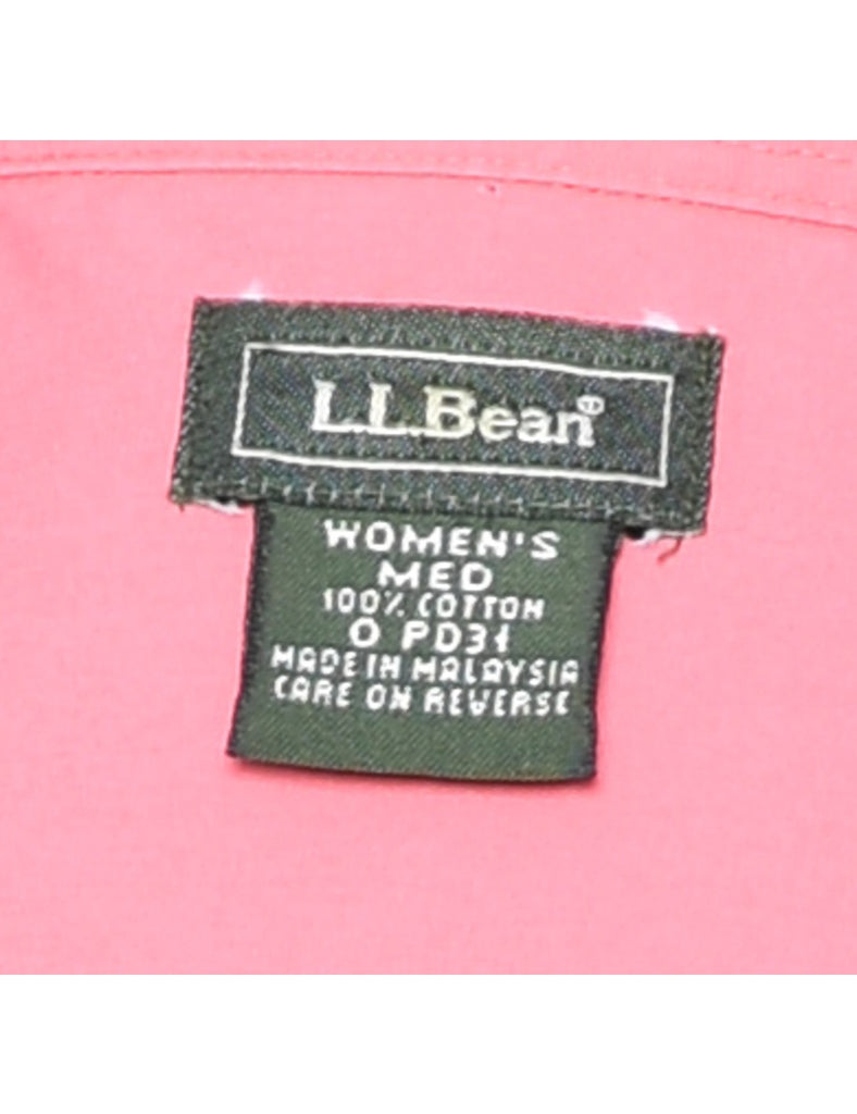 L.L. Bean Pink Shirt - L