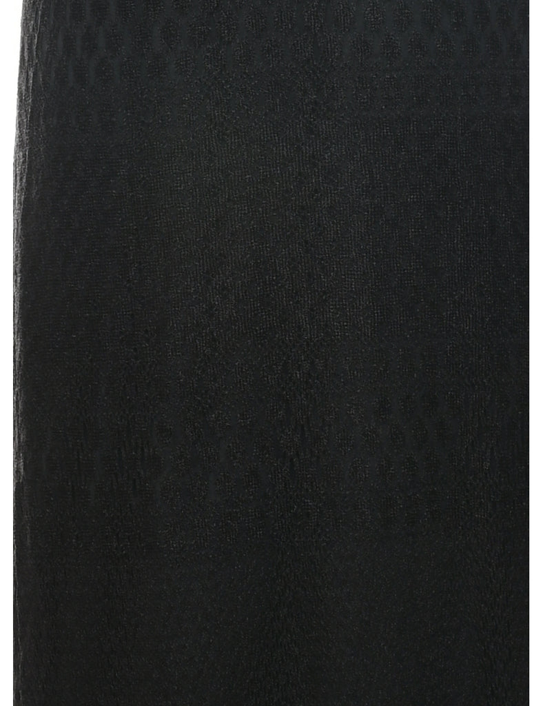 Lace Black Evening Dress - M