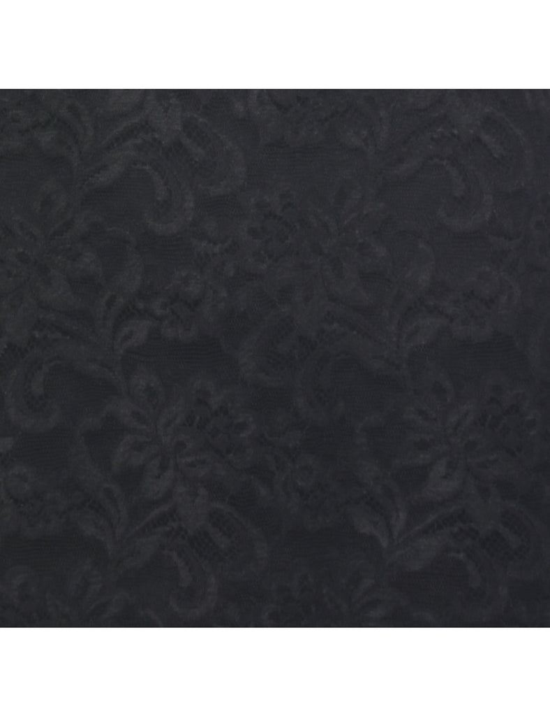 Lace Black Evening Dress - XS