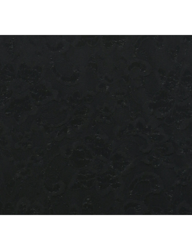 Lace Black Evening Dress - M