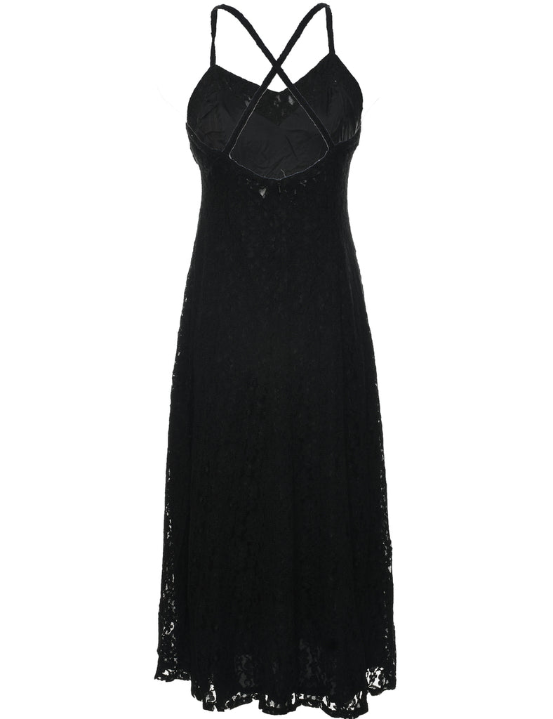 Lace Evening Dress - M