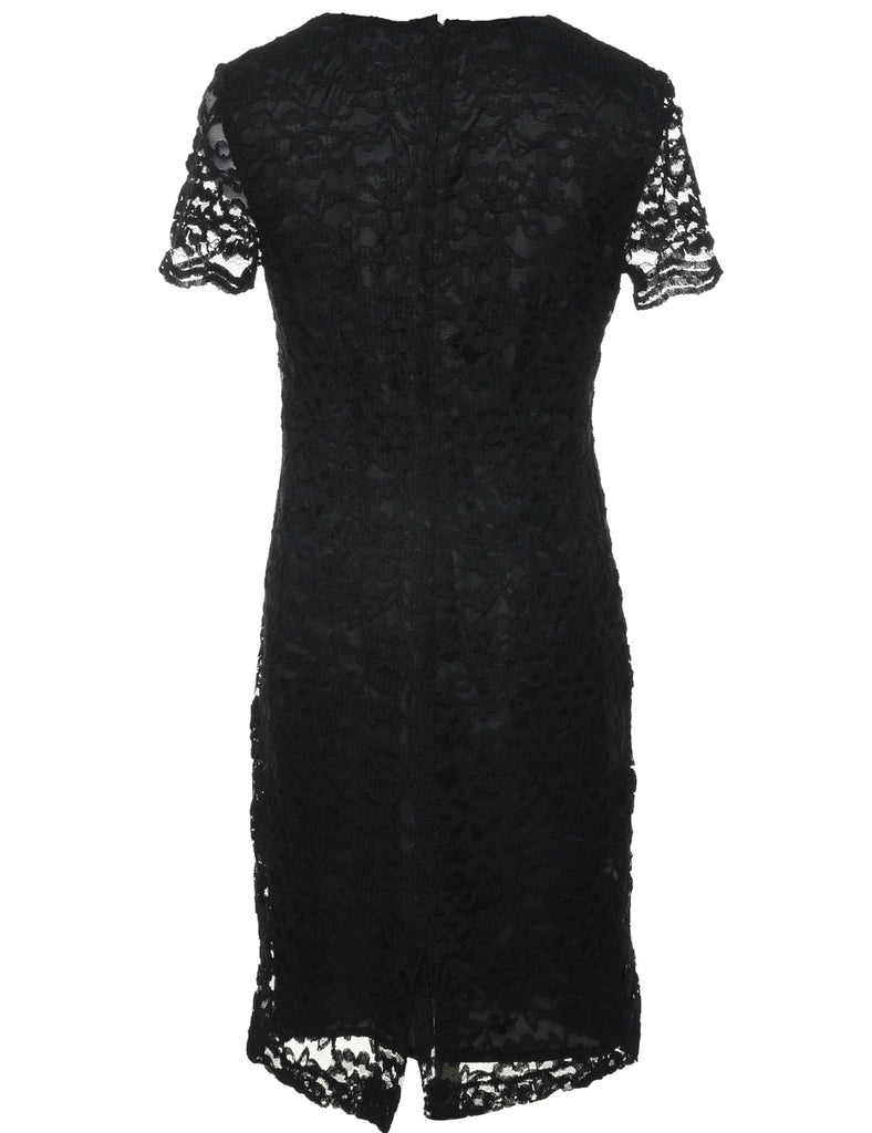 Lace Evening Dress - M