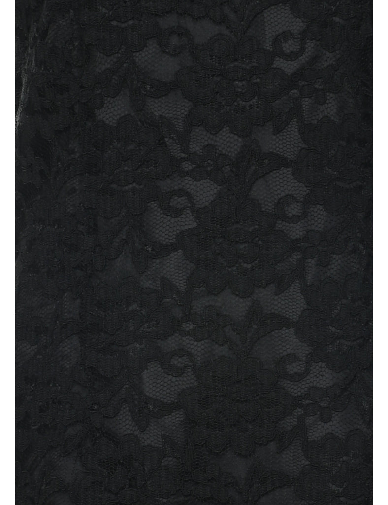 Lace Evening Dress - M