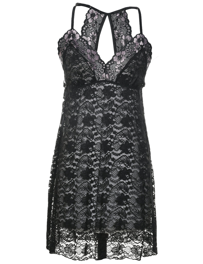 Lace Floral Slip - M