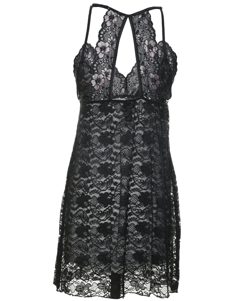 Lace Floral Slip - M