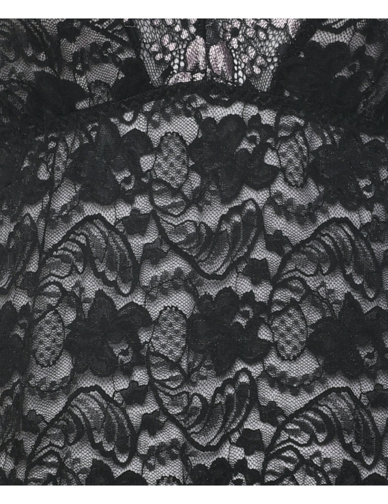 Lace Floral Slip - M