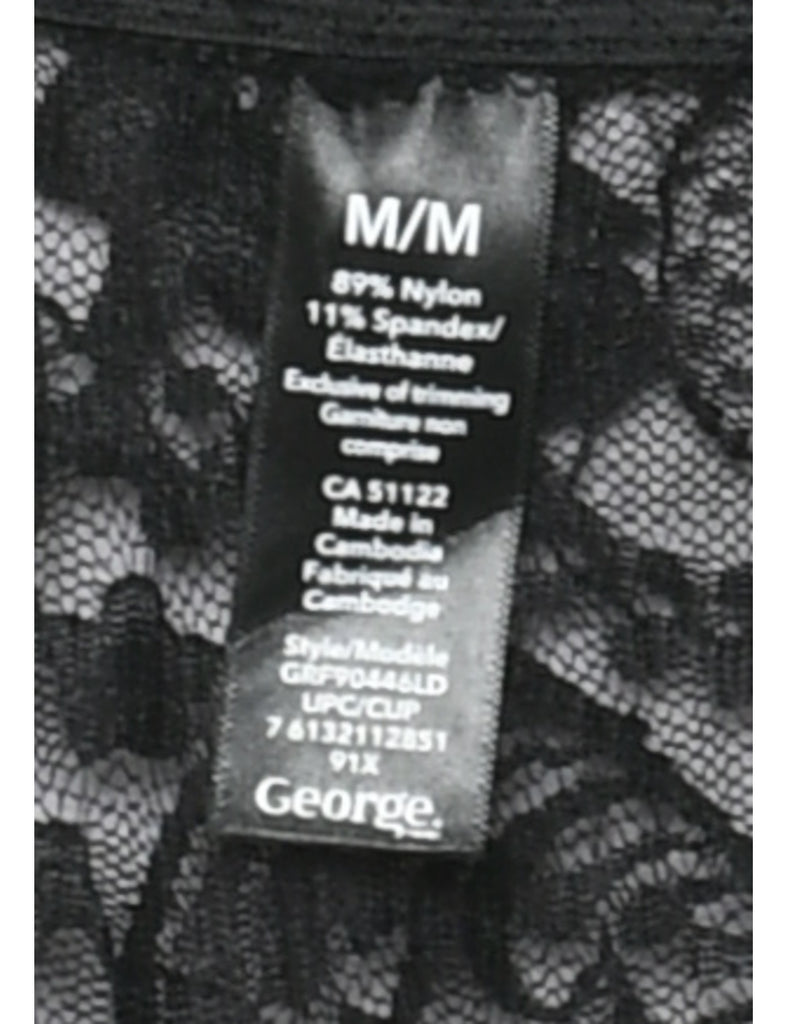 Lace Floral Slip - M