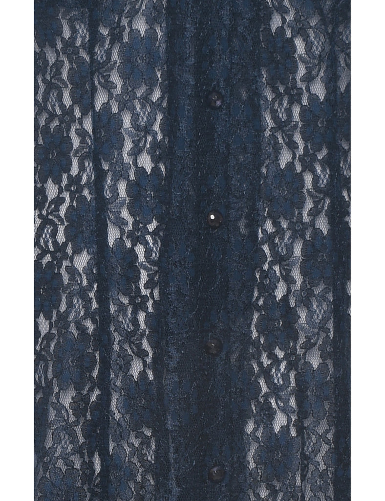 Lace Navy Dress - XL