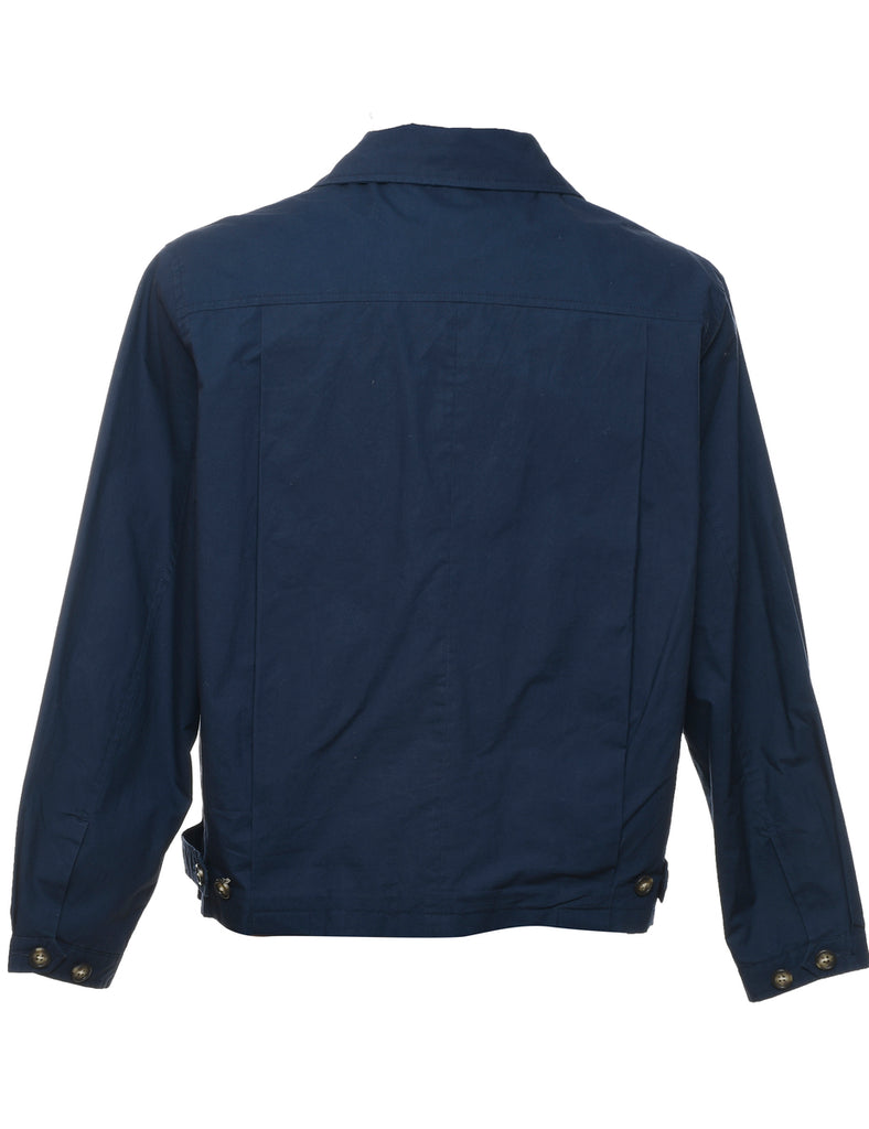 Land's End Navy Zip-Front  Jacket - S