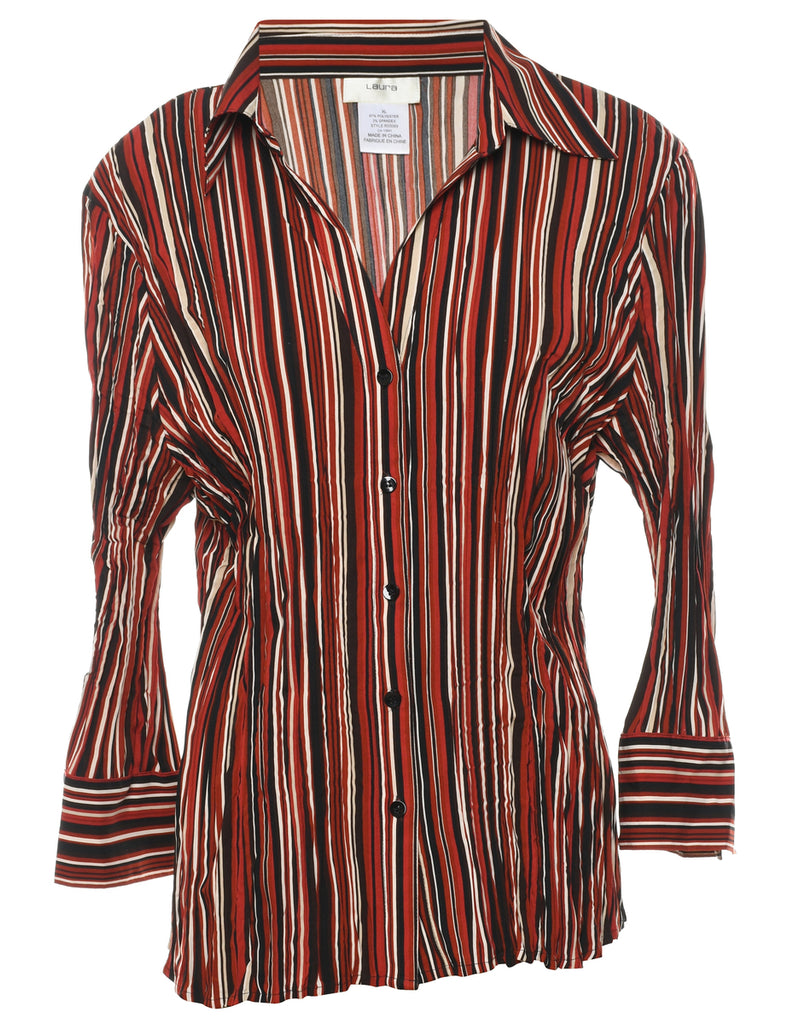 Laura Striped Multi-Colour Shirt - XL