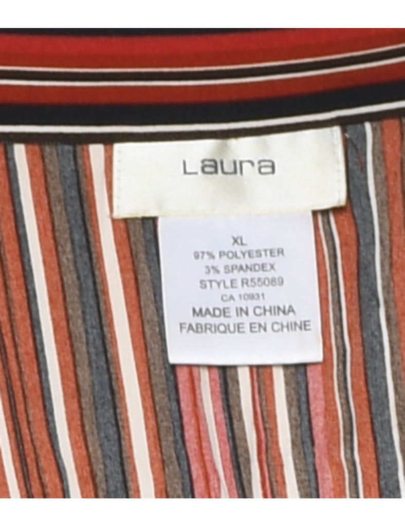 Laura Striped Multi-Colour Shirt - XL