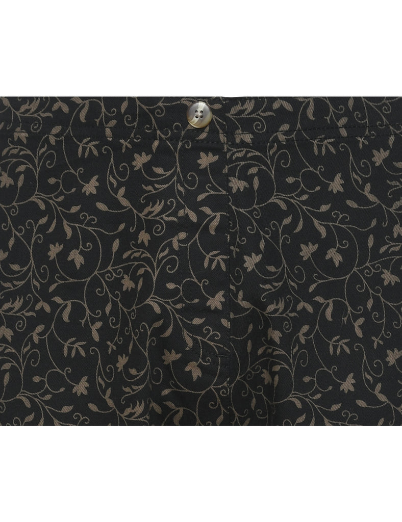 Leafy Print Trousers - W28 L23