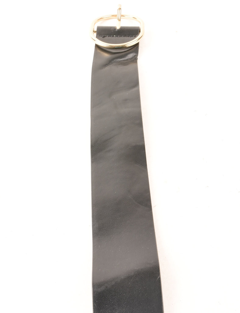 Leather Black Belt - M