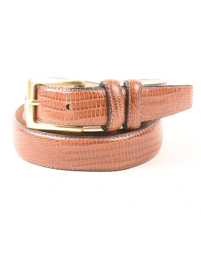 Leather Brown Belt - M