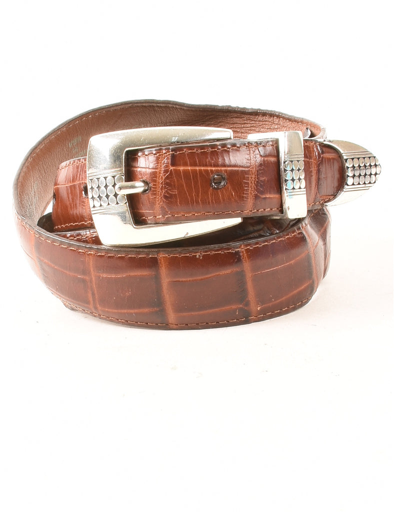 Leather Brown Belt - M