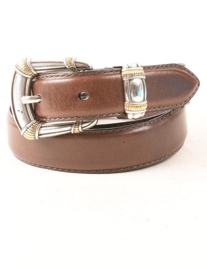Leather Brown Belt - M