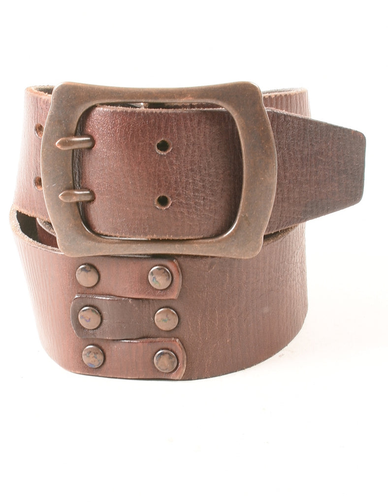 Leather Brown Belt - M