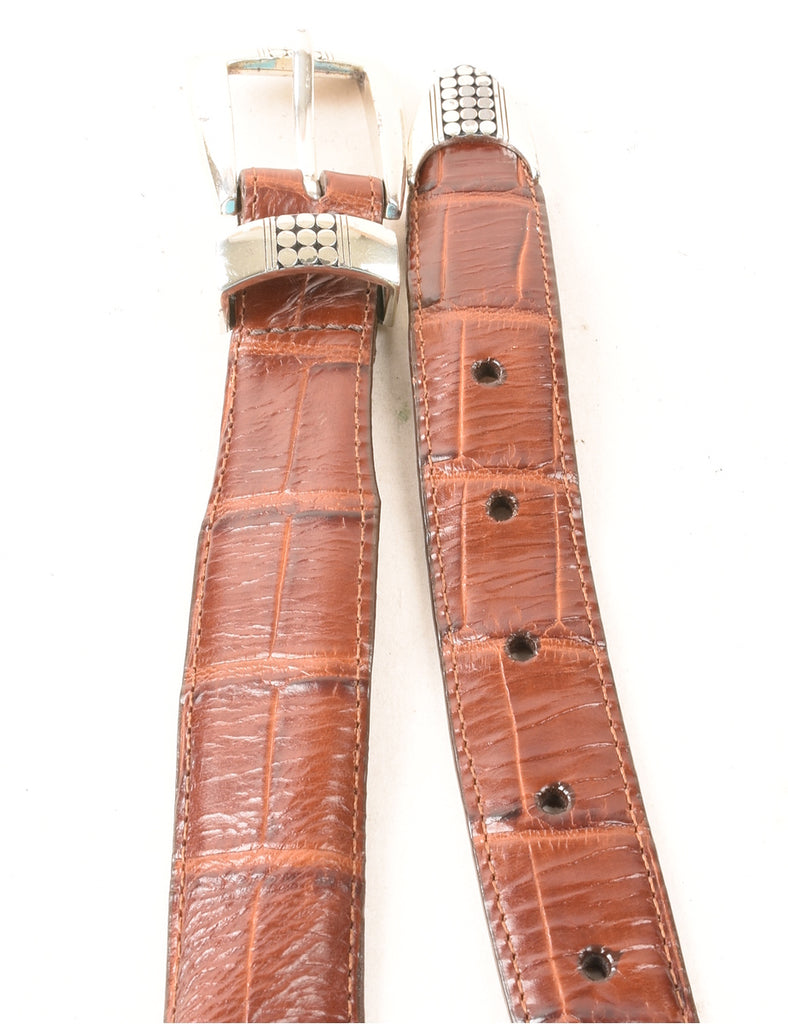 Leather Brown Belt - M