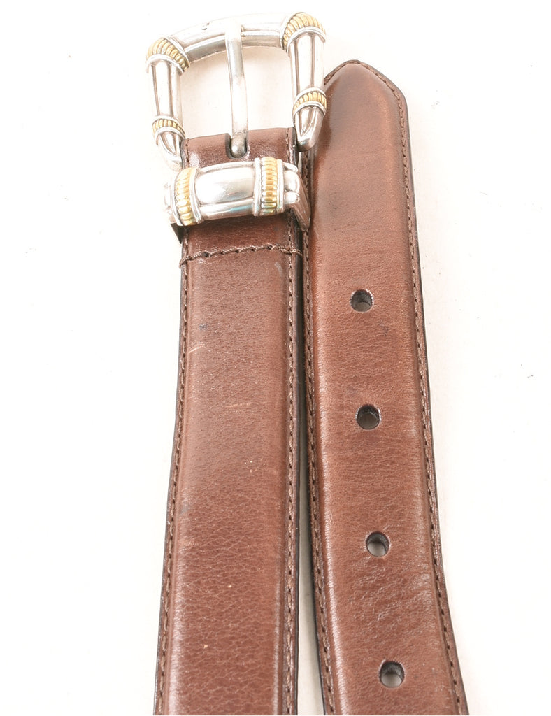 Leather Brown Belt - M