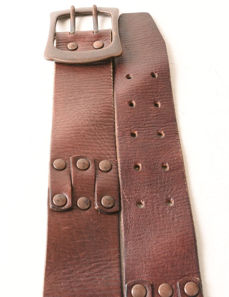 Leather Brown Belt - M