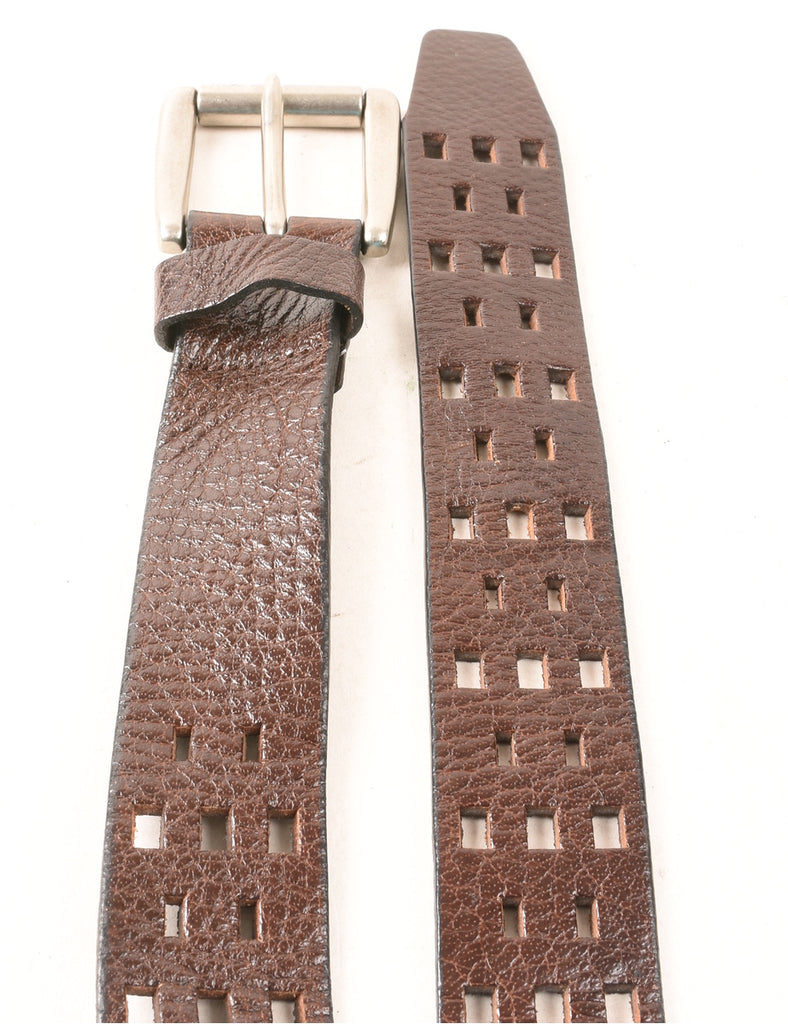 Leather Brown Belt - M