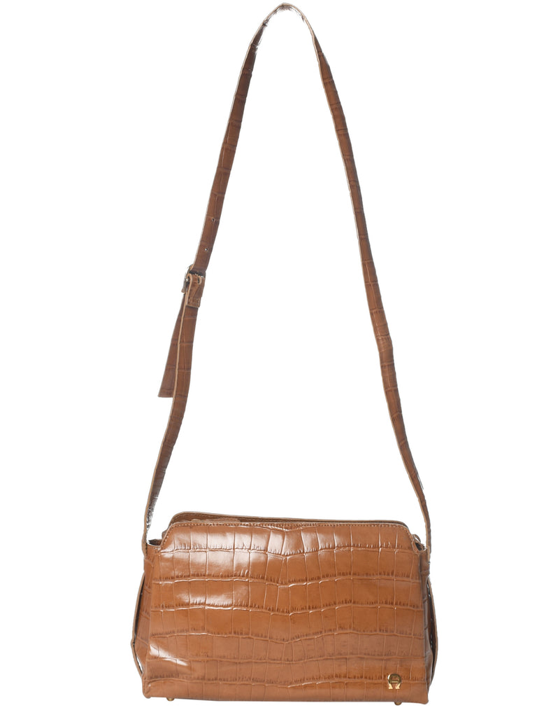 Leather Cross Body Frame Bag - S