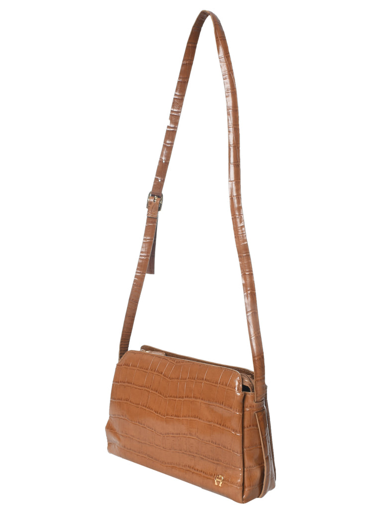 Leather Cross Body Frame Bag - S